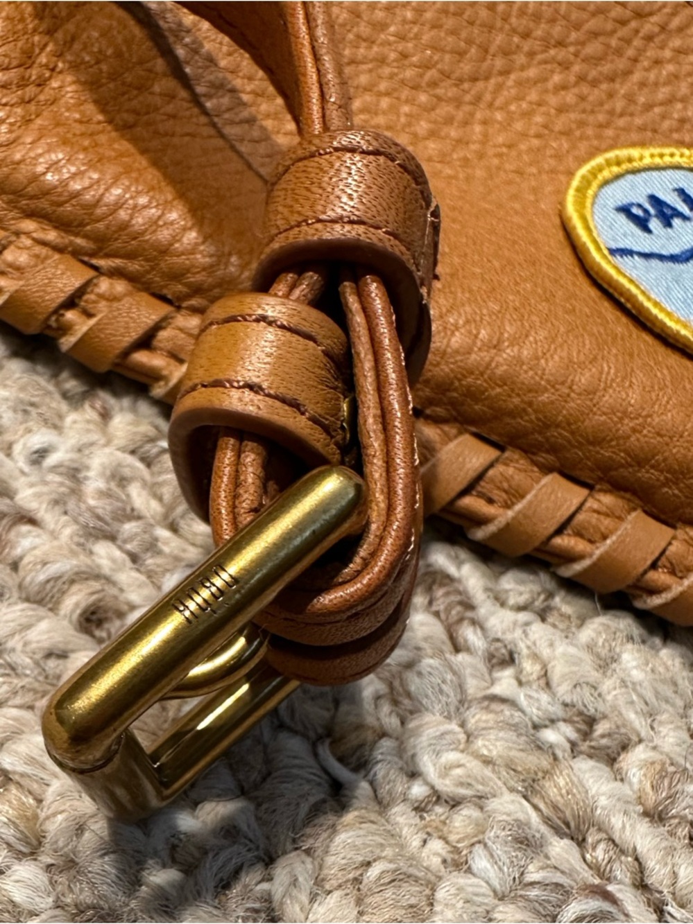 Palm Springs Tan Leather Crossbody/Fanny Bag by Hobo - Picture 10 of 15